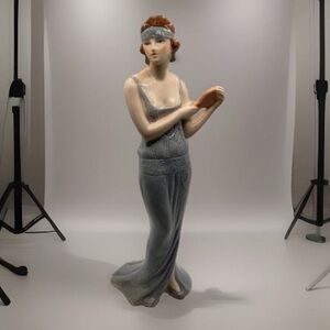 Goebel Silver Lace and Rhinestone Figurine